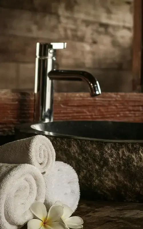 Wabi Sabi Kraan badkamer Woonstijlen Villa Arena Amsterdam